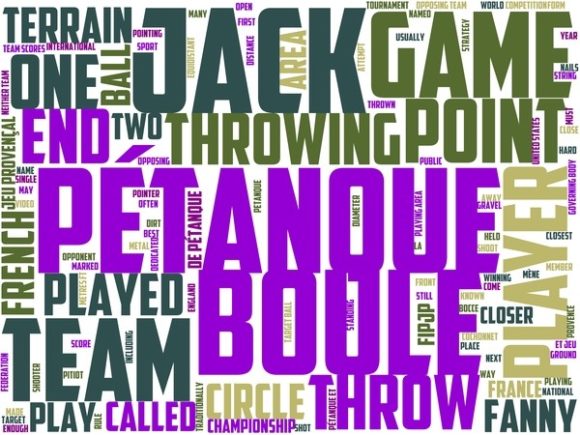 Pétanque Wordart Tumbler: Creative Expression in Every Sip