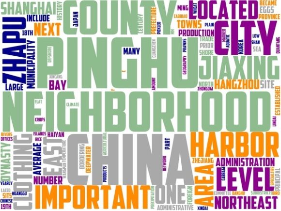 Pinghu Wordart Background: A Creative Tool for Custom Design