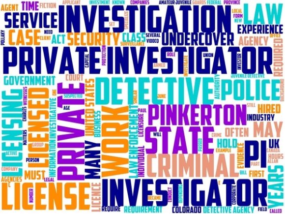 Private Investigator Wordart Crafting
