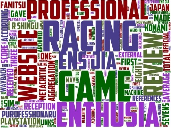 Professional Racing Wordart Book Cover